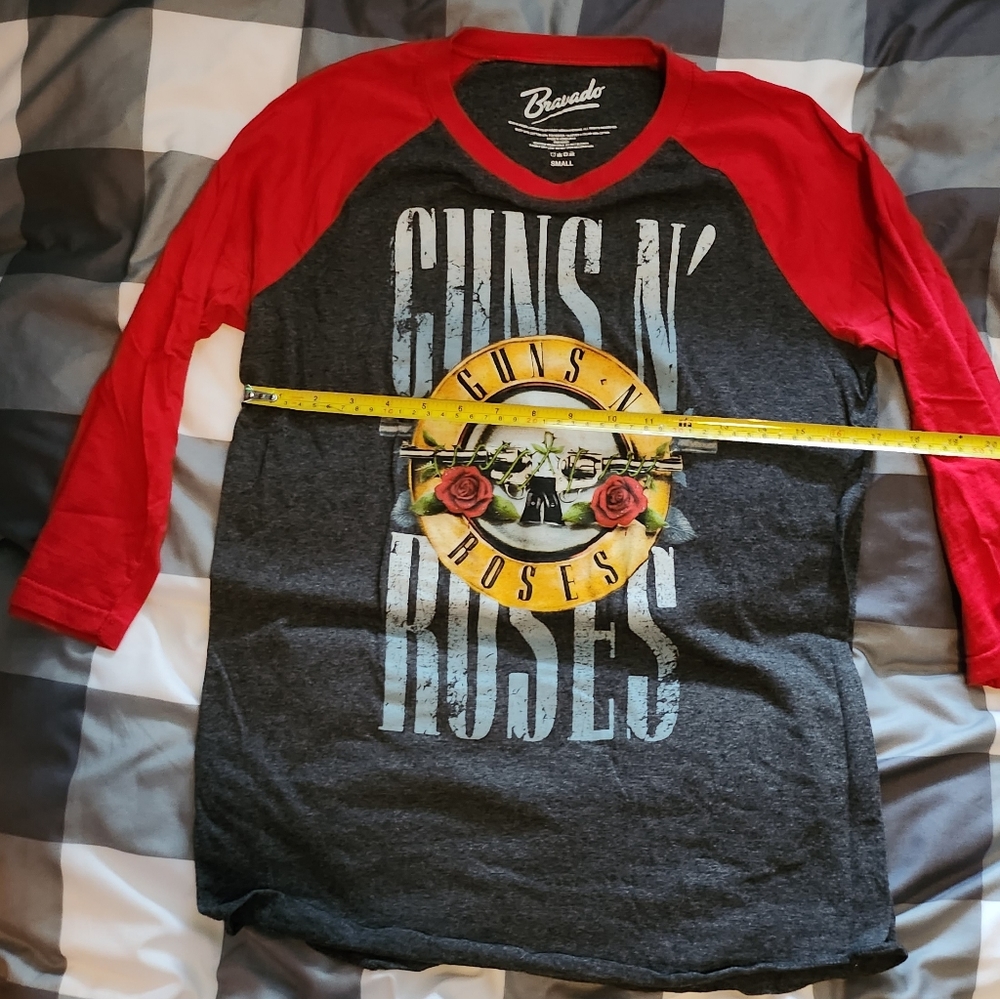 Guns N Roses raglan 3/4 sleeve